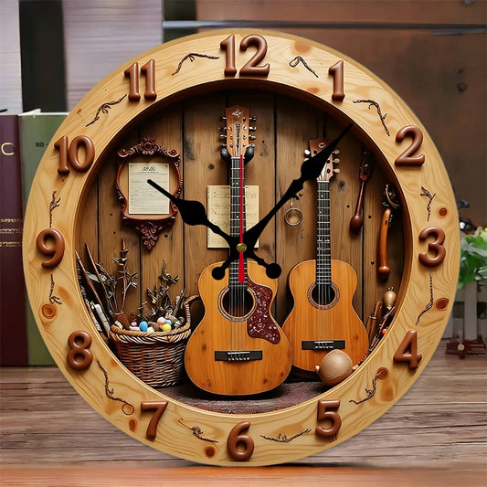 Ceas de Perete „Music Studio” 3D